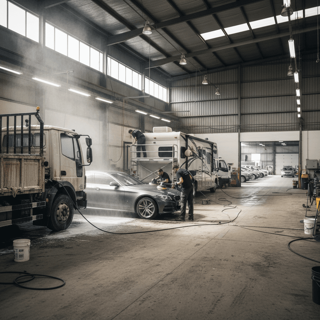 Fleet and specialty vehicle detailing services